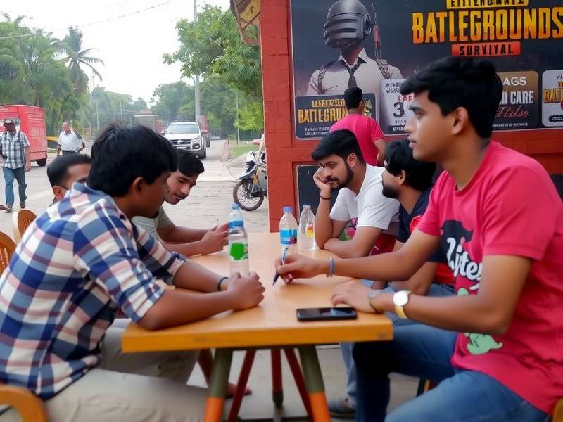 Indian PUBG Mobile Survival players at a community meetup