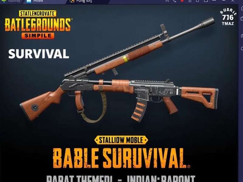 PUBG Mobile Survival weapons with Indian-themed skins